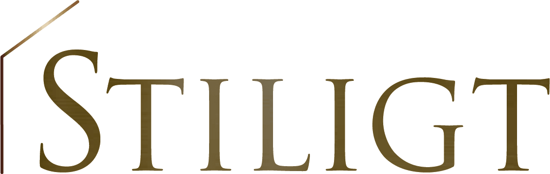 Stiligt - Bilden visar kreativt ordet "STILIGT" i ett stiliserat typsnitt, med en elegant diagonal linje som sträcker sig från det övre vänstra hörnet av "S", vilket ger en elegant touch.